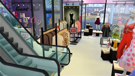 Fashion Retail Store Stop Motion Build The Sims Youtube