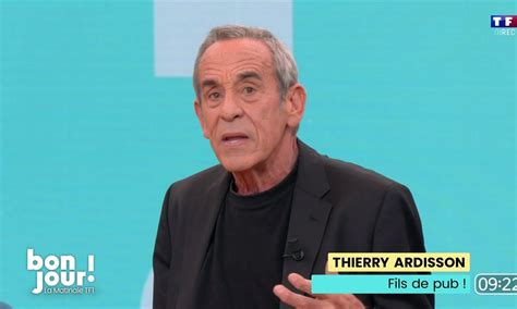 L invité Thierry Ardisson fils de pub Bonjour La Matinale TF1