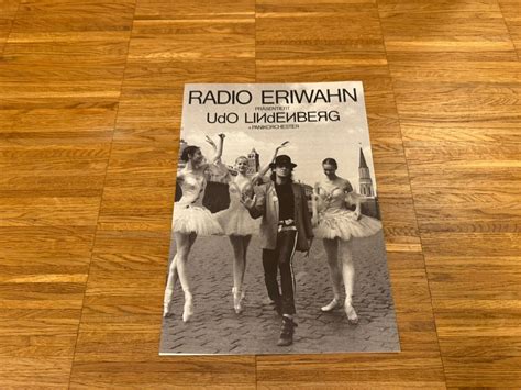 Udo Lindenberg Original Radio Eriwahn Promo Presseheft Ebay