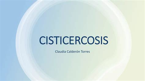 Cisticercosis Pptx