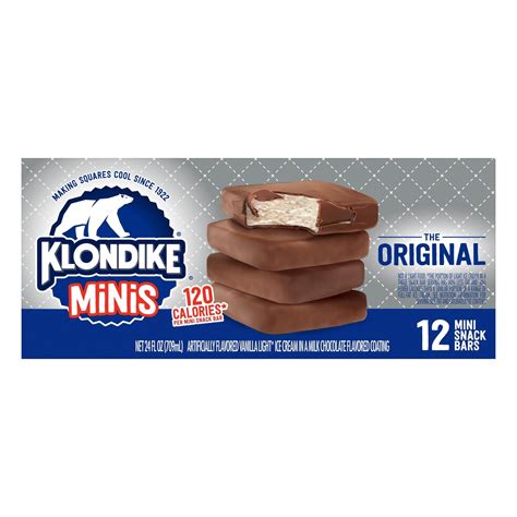 Klondike Frozen Dairy Dessert Bars Original Minis 2 Oz Shipt