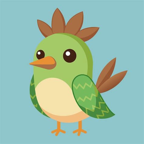 Cactus Wren Lies Vector Kawaii Premium AI Generated Vector