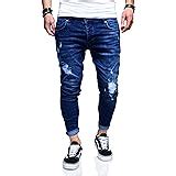 Behype Herren Destroyed Stretch Jeans Hose Used Slim Fit 80 2369