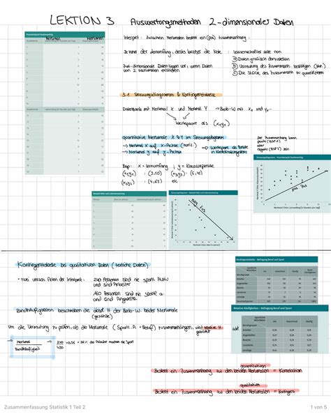 Zusammenfassung Statistik 1 Teil 2 L E K T I O N 3 Enema Enema