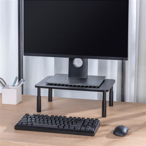 Soporte para Doble Monitor y Notebook con Neumático 10 32 uso