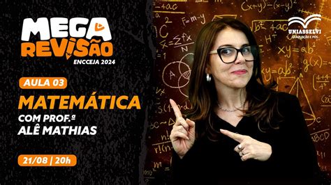 Mega Revisão 2024 Matemática ENCCEJA Aula 03 YouTube