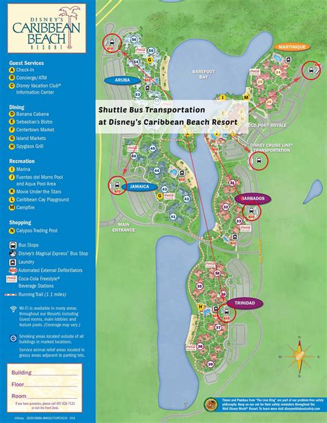 Caribbean Resort Disney World Map