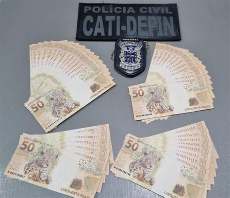 Suspeito é preso R 2 mil em notas falsas no norte da BA homem