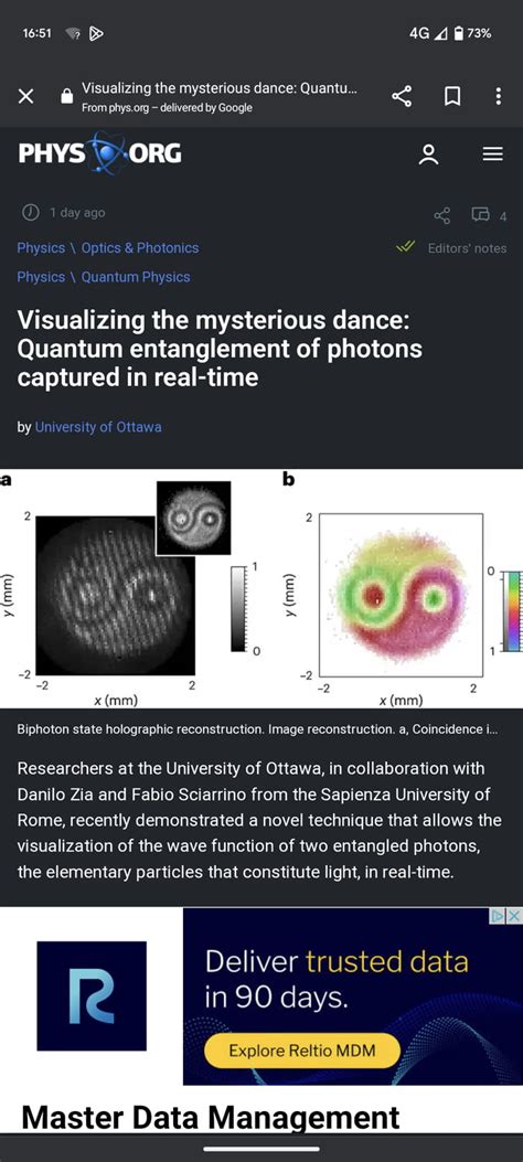 Anyone Else Notice That The Visualisation Of Quantum Entanglement In