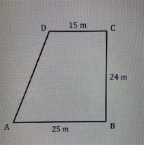 Um Terreno Plano Tem A Forma De Um Trap Zio Braincp