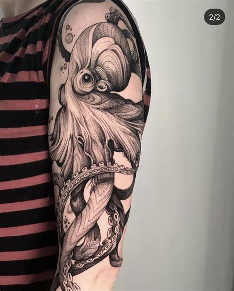 Tentacle Tattoo Octopus Tattoo Sleeve Kraken Tattoo Squid Tattoo