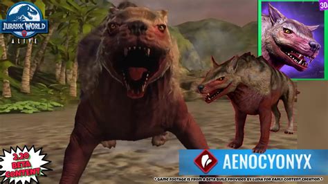 Unique Aenocyonyx Pvp First Look All New Surprise Creatures