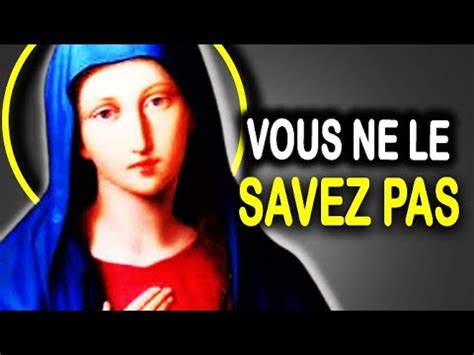 Des Choses Etonantes Sur La Vierge Marie Que Vous N Avez Jamais Entendu