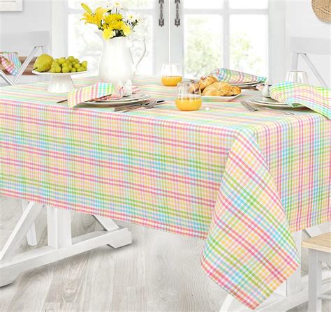 Home Bargains Plus Rectangle Fabric Tablecloth 60 X 84