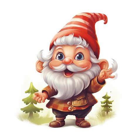 Premium AI Image Adorable Gnome