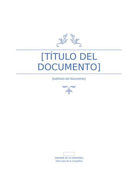 Numeración encabezado y pie de página TÍTULO DEL DOCUMENTO