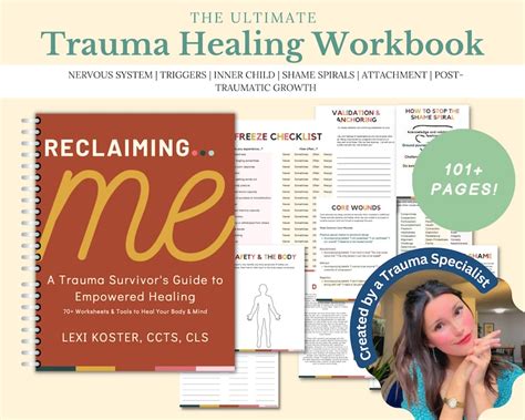 Trauma Worksheets Trauma Workbook Somatic Healing Trauma Self Help