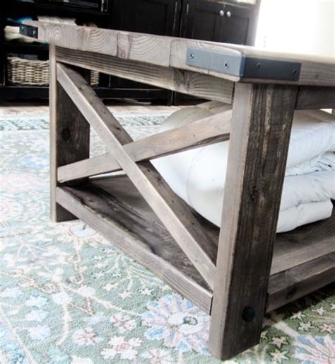 Rustic X Coffee Table Ana White