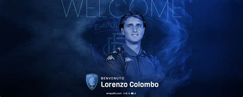 Lorenzo Colombo è un nuovo calciatore azzurro Empoli FC