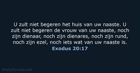 12 Mei 2022 Bijbeltekst Van De Dag HSV Exodus 20 17 DailyVerses Net