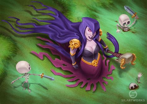 Witch From Clash Of Clans By Silartworks On Deviantart Artofit