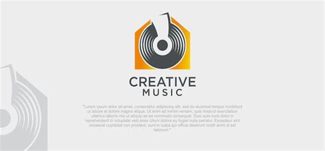 Premium Vector Logo For Music Record Company Audio House Logo Singing