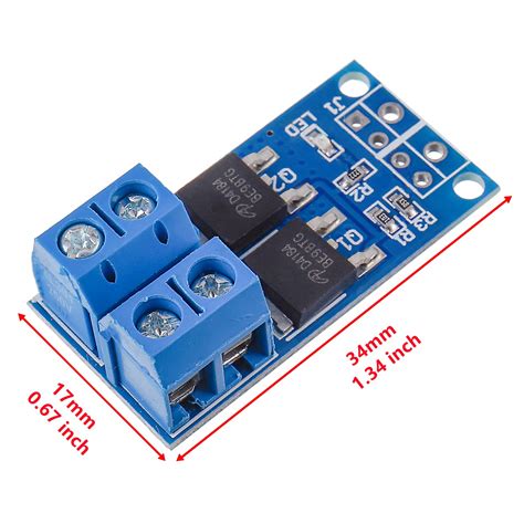 MOSFET Switch Drive Module DC 5V 36V 15A Max 30A Ubuy India