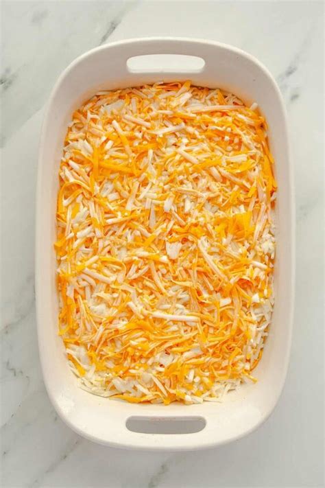 Easy Cheesy Hashbrown Casserole Without Soup Foodtalk