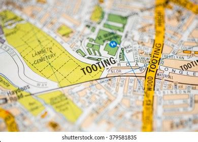 Tooting London Uk Map Stock Photo 379581835 | Shutterstock