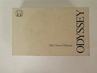 Honda Odyssey Owners Manual Honda Motors Amazon Es Libros