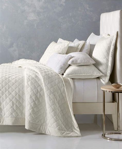 Hotel Collection Closeout Trousseau Cotton Quilted Full Queen Coverlet