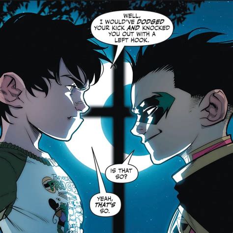 Jon Kent Aka Superboy And Damian Wayne Aka Robin Icon Comic Books