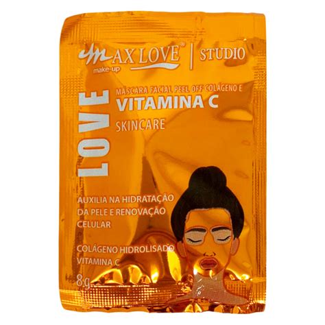 M Scara Facial Peel Off Col Geno E Vitamina C Max Love Box C Uni