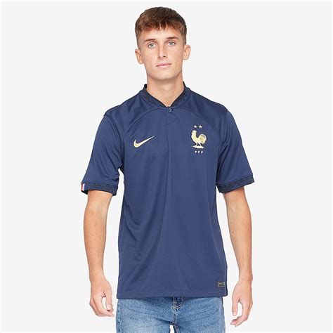 Camiseta Nike Francia Dri Fit Mc Primera Equipaci N Azul Marino