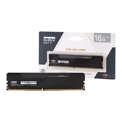 แรมพซ Klevv DDR4 16GB 3200MHz CL16 Bolt X OC Gaming Memory KD4AGUA80