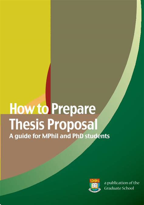 Pdf C Cm How To Prepare University Of Hong Kong · Thesis Proposal