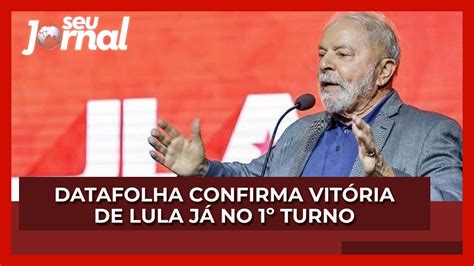 Datafolha confirma vitória de Lula já no 1º turno YouTube