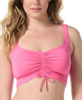 Coco Reef Women S Elevate Bra Sized Shirred Bikini Top Macy S