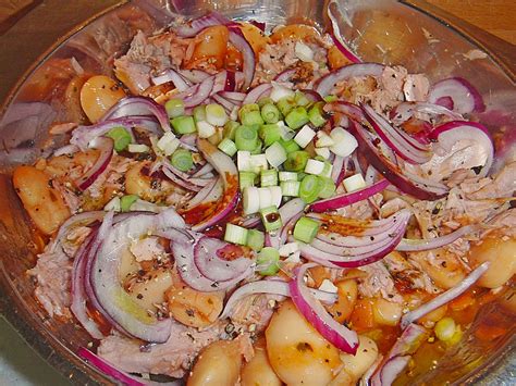 Toskanischer Thunfischsalat Mit Bohnen Und Zwiebeln Von Baumfrau