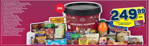 Pnp Large Christmas Hamper Bucket Offer At Pick N Pay