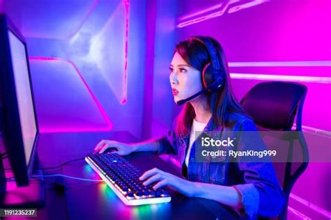 Young Asian Cyber Sport Gamer Stock Photo Download Image Now One