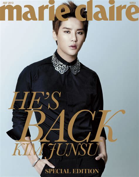 【フォト】jyjジュンス「marie Claire」グラビア Chosun Online 朝鮮日報