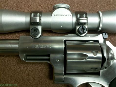 Gunlistings.org - Pistols Ruger Super Redhawk With Leupold Scope