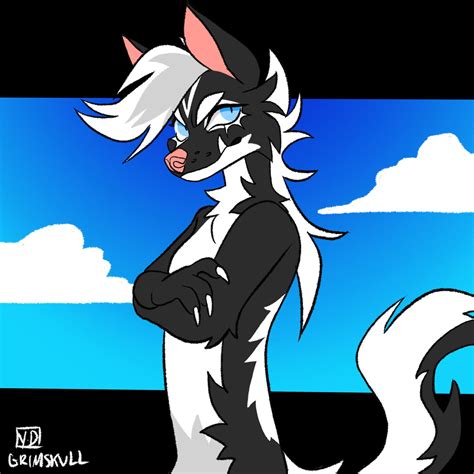 My Skunk Sona P Art By Me Rfurry