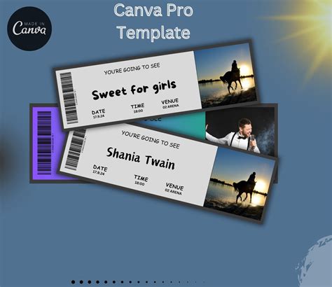 PERSONALIZED Concert Ticket Gift Souvenir Print at Home Email Delivery ...