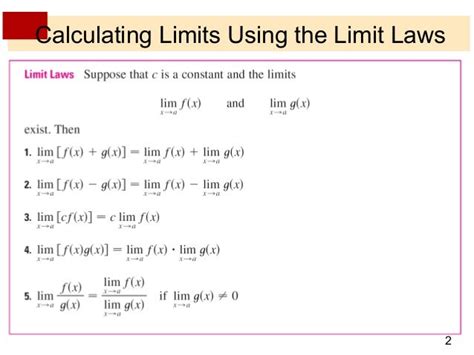 Lecture 5 limit laws