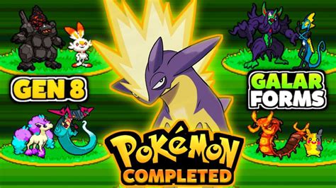 New Completed Pokemon GBA Rom Hack 2021 Pokemon GBA With Gen 8