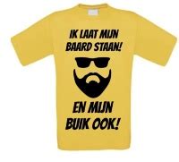 Supergrappig T Shirt Ik Laat Mijn Baard Staan En