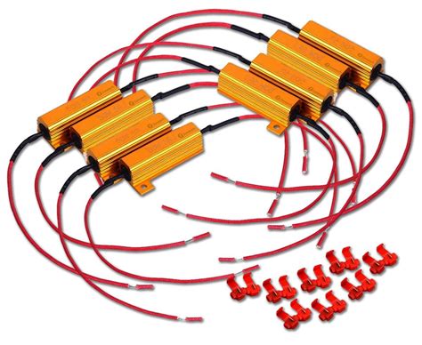 Zone Tech W Ohm Led Load Resistors Pieces Led Load Resistors For