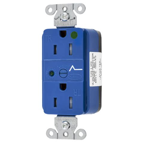 Straight Blade Devices Decorator Duplex Receptacle Hospital Grade Snap Connect Surge